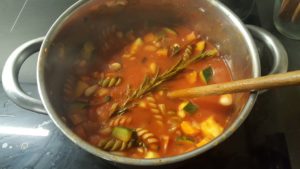 minestrone soep koken