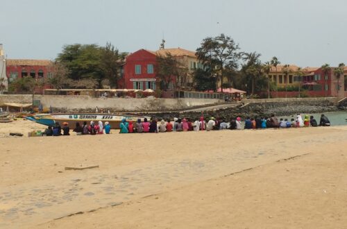 Eiland Goree nabij Dakar Senegal