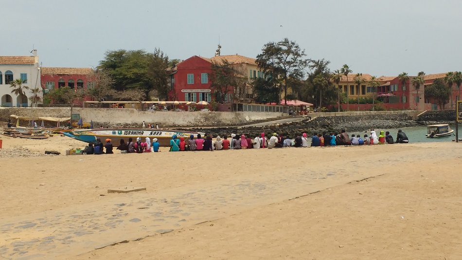 Eiland Goree nabij Dakar Senegal